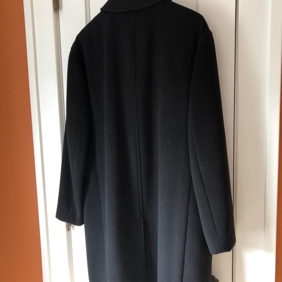 Brooks Brothers Black wool/cashmere coat full length. Timeless. Mint condition. - Picture 6 of 12